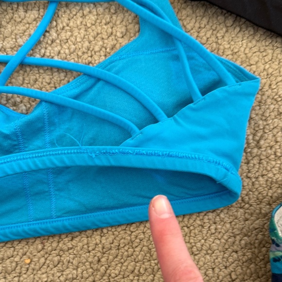 lululemon athletica Sports Bras - Black, Blue, Multicolor - Picture 3 of 9